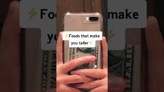 ⚡️ Food that make you taller ⚡️