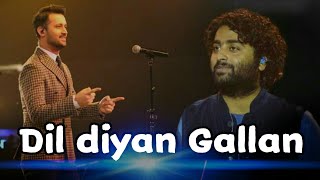 Arijit Singh VS Atif aslam ❤ Dil diyan gallan Live 2018 | PM Music