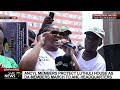 DA March to Luthuli House | ANCYL member Nonceba Mhlauli  addresses ANC supporters