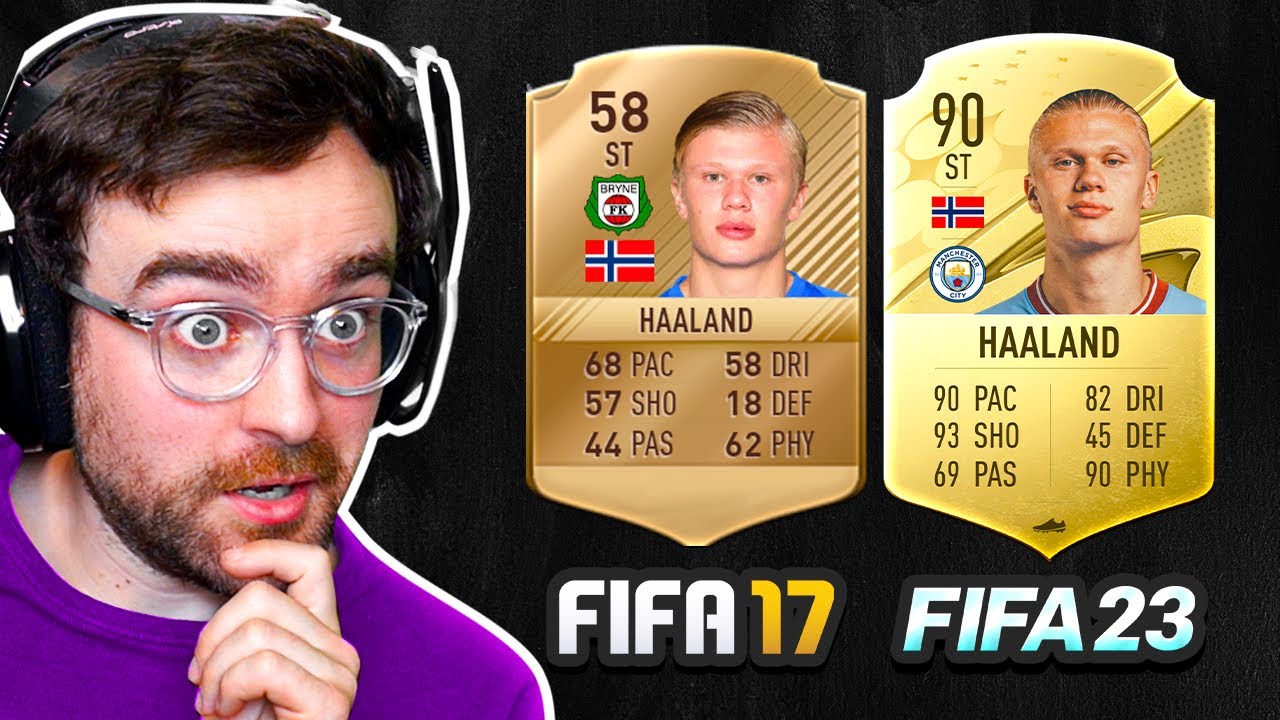 ERLING HAALAND IN EVERY FIFA - YouTube