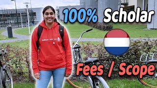 Study in Netherlands: 100% Scholarship, Fees, Salary! Ft. MS Student
