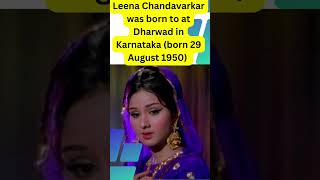 Leena Chandavarkar born 29 August 1950