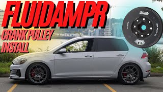 VW MK7 GTI Crank Pulley Install - FLUIDAMPR 551231- Volkswagen Golf