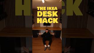 Here’s my latest version of the ikea desk hack!