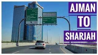 AJMAN TO SHARJAH ROAD DRIVE 🚗 🇦🇪 FEBRUARY 2023 (‎‎@uae25  )