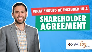 What Should Be Included in a Shareholder Agreement