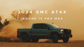 The Best OFF ROAD TRUCK!! GMC 1500 AT4X - Cinematic iPhone 15 PRO