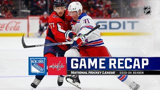 Rangers @ Capitals 12/9 | NHL highlights 2023