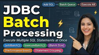 JDBC Batch Processing | addBatch vs executeBatch | Statement vs PreparedStatement