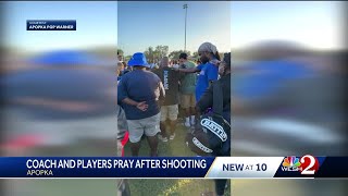 Apopka Pop Warner coaches, players pray after shooting injures 2 teens