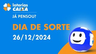 Resultado do Dia de Sorte - Concurso nº 1006 - 26/12/2024