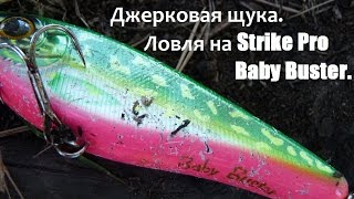 Джерковая щука  Ловля на Strike Pro Baby Buster