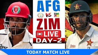 Zimbabwe vs Afghanistan Test Live Cricket | Afghanistan tour of Zimbabwe Live