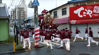 平成29年度高石だんじり祭 【元町】「曳き出しライフ前」