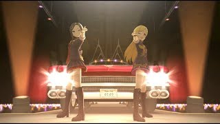 「デレステ」  Virgin Love ノーティギャルズ (藤本 里奈, 向井 拓海) 炎陣 衣装  リッチモード MV / 데레스테 Virgin Love 너티 갸루즈 엔진 의상 뮤비