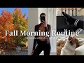 7am Cozy Fall Morning Routine | pilates, daily habits, fall nails & updated skincare/makeup routine