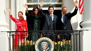 Highlights from Justin Trudeau's welcome to the White House