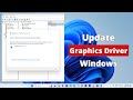 How to Update Any Graphics Driver in Windows