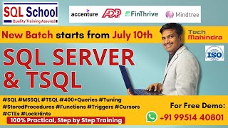 SQL Server TSQL Trainings from SQL School