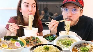 Ramen Noodles MUKBANG with My Boyfriend! (Vegan)