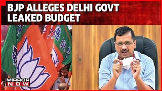 Delhi Budget 2023 | 'Budget Leaked By Delhi Govt': BJP To Move Privilege Motion | English News