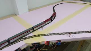 Double DC or DCC loop with Mehano Hobby 6 unit Thalys