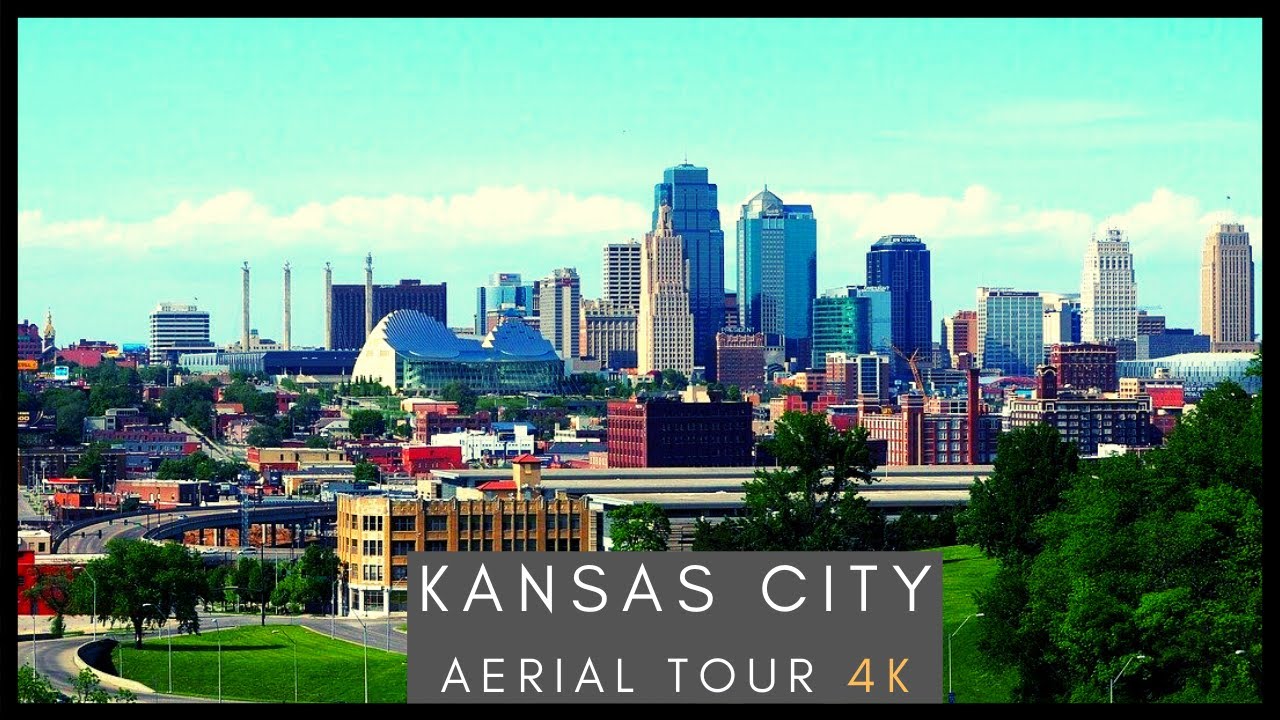 Downtown Kansas CIty - 4K AERIAL DRONE - YouTube