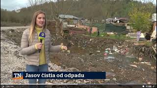 Jasov čistia od odpadu   TV Markíza   2023 11 04