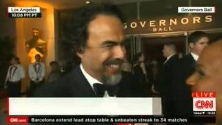 2016 Academy Awards Best Director Alejandra Inarritu Governor's Ball Interview