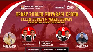 DEBAT PUBLIK PUTARAN KEDUA CALON BUPATI DAN CALON BUPATI KABUPATEN ASMAT