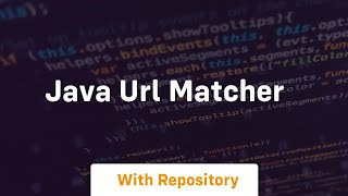 java url matcher