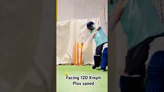 120 kmph speed Facing #cricketlovers #cricket