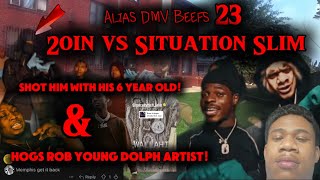 Lincoln Heights Youngins Rob Young Dolph Artist! Situation Slim \u0026 2oin Beef! (Alias DMV Beefs 23)