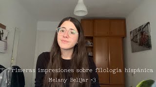 {asignaturas de primero de filología hispánica, impresiones, contenidos…}