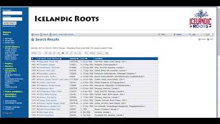 Biography and Obituary Tutorial for Icelandic Roots Database