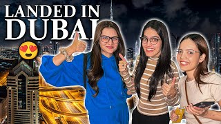 HUM DUBAI PHOUNCH GAYE 😍 | Areeb Airport Py Emotional 🥺 | Our Hotel Room Tour ♥️