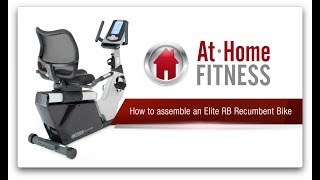 How to assemble a 3G Cardio Elite RB Recumbent Bike - At Home Fitness Superstore Showrooms - Gilbert