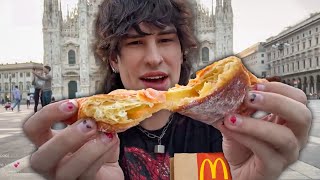 Trying McDonalds in Italy