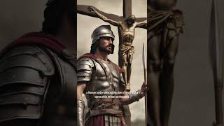 Jesus' Sacrifice Confirmed: The Soldier's Spear#shortsvideo  #god #jesus #christian #jesuschrist