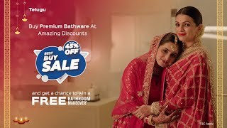 Kerovit Best Buy Sale Is Live Now: Get Up to 45% Off* on Premium Bathware - Telugu Ad