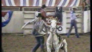 Calf Roping - 1984 NFR Rodeo go round highlights and 10th round