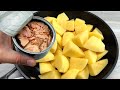 Do you have canned tuna and potatoes at home? Easy and tasty dinner, quick to prepare! # 288