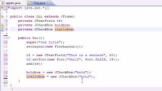Java#64 JCheckBox