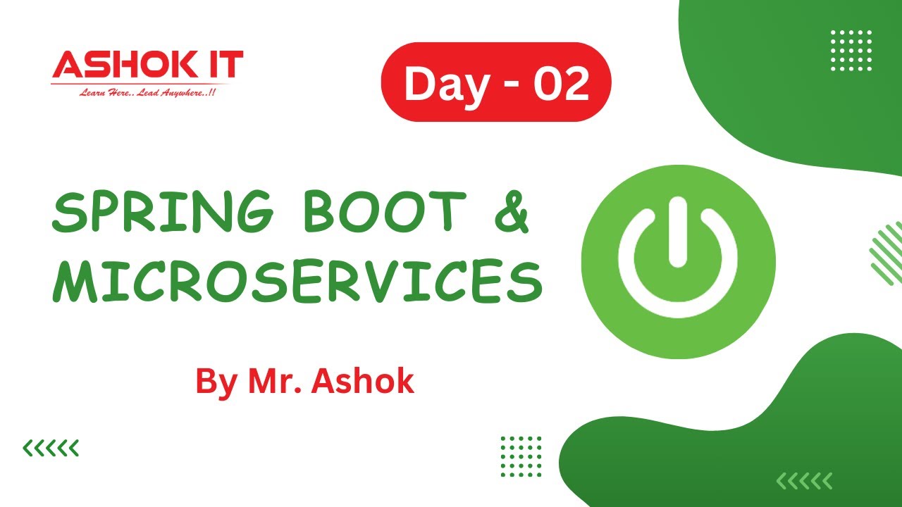 Spring Boot Session 02 Ashok It Youtube