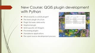 New Course: QGIS Plugin development with Python