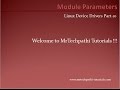 Linux Device Drivers Part - 10 : Module Parameters and Array Module Parameters