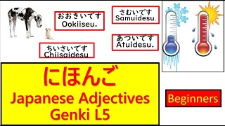 Useful Japanese Adjectives Language for Beginners 日本語学習