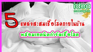 รีบไปกำจัดด่วน! 5 แหล่งสะสมเชื้อโรคภายในบ้าน ที่คุณอาจมองข้าม