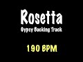 Rosetta - Gypsy Jazz Backing Track 190 BPM - Django Reinhardt