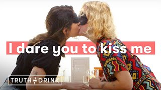 Blind(folded) Dates Play Truth or Drink | Truth or Drink | Cut